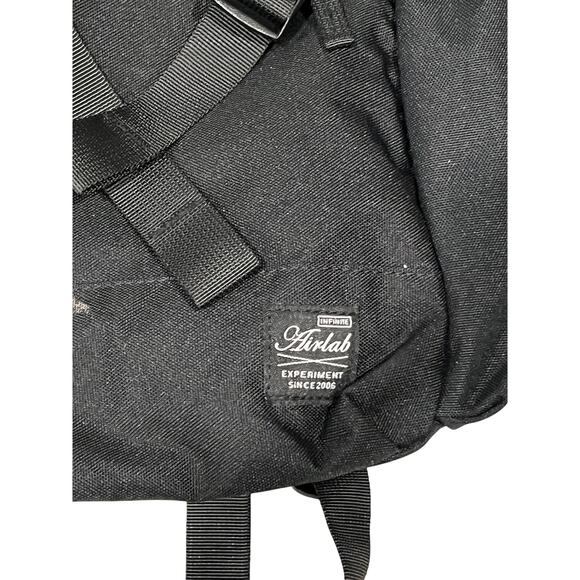 Top Loading Drawstring Infinite Airlab Black Backpack - Picture 3 of 5